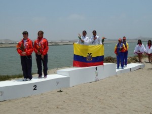 2013 bolivarian games podium ecu